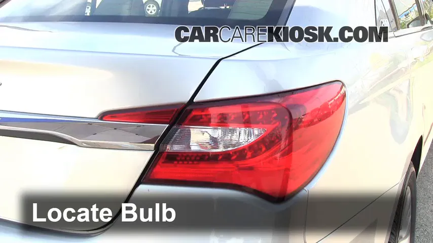 2012 Chrysler 200 LX 2.4L 4 Cyl. Sedan (4 Door) Lights Reverse Light (replace bulb)